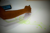 Clase de pintura impartida por EUGENIA SANTANA