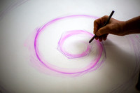 Clase de pintura impartida por EUGENIA SANTANA